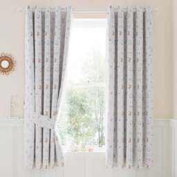 Soft Bunnies Blackout Eyelet Curtains - thumbnail 1