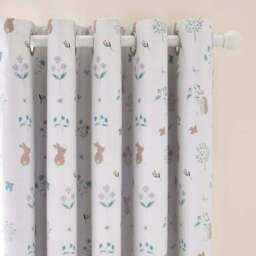 Soft Bunnies Blackout Eyelet Curtains - thumbnail 2