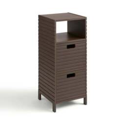 Chocolate Bathroom Cabinet with Drawers - thumbnail 3