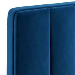 Luxury Velvet Vertical Stripe Headboard - thumbnail 4