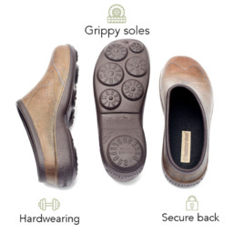 Backdoorshoes Men's Brogue Garden Clogs - thumbnail 5