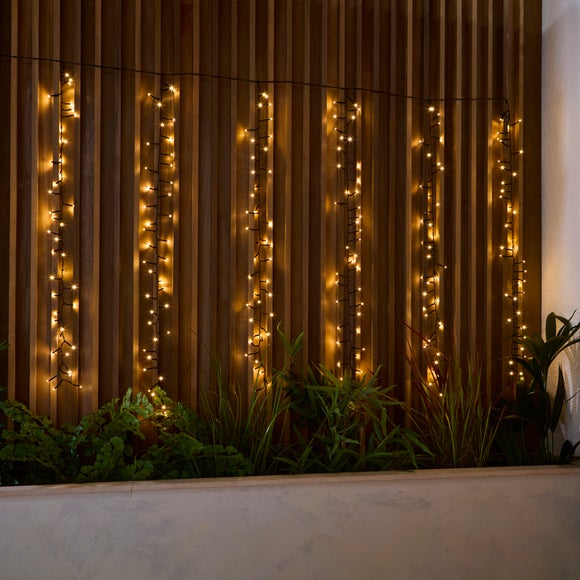 Cluster 240 LED Indoor Outdoor Curtain Lights - image 1