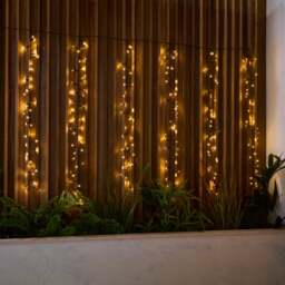 Cluster 240 LED Indoor Outdoor Curtain Lights - thumbnail 1