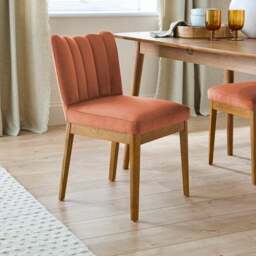 Delilah Dining Chair, Velvet - thumbnail 2