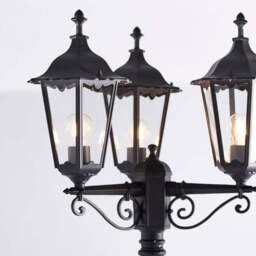 Vogue Trenton Outdoor 3 Light Lamppost - thumbnail 3