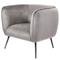 Lucca Velvet Tub Chair - thumbnail 2