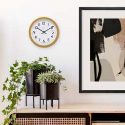 Acctim Elstow Retro Quartz Wall Clock - thumbnail 1