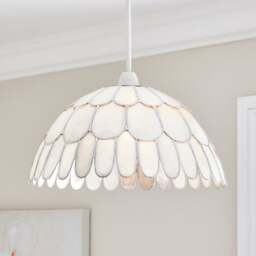 Capiz 3 Tiered Easy Fit Pendant Shade - thumbnail 1