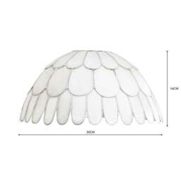 Capiz 3 Tiered Easy Fit Pendant Shade - thumbnail 5