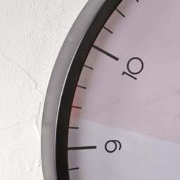 Geometric Marble Print Wall Clock - thumbnail 2