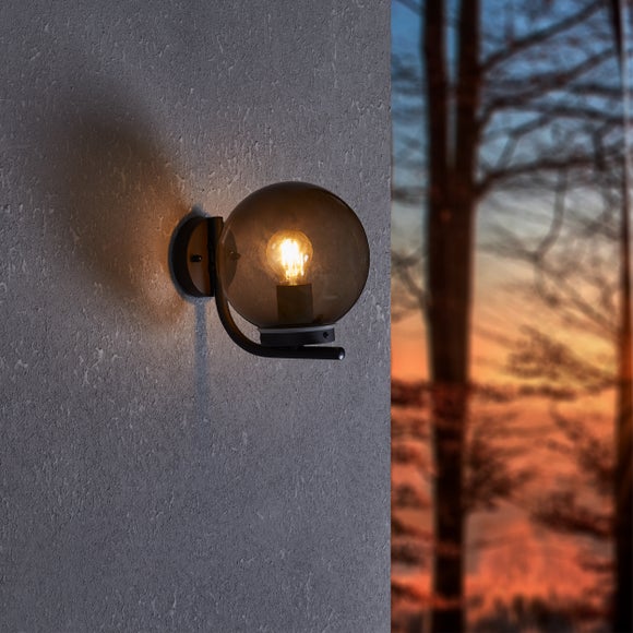 EGLO Taverna Indoor Outdoor Globe Wall Light - image 1
