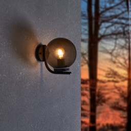 EGLO Taverna Indoor Outdoor Globe Wall Light - thumbnail 1