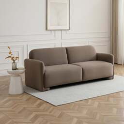 Miko Velvet 3 Seater Clic Clac Single Sofa Bed - thumbnail 1