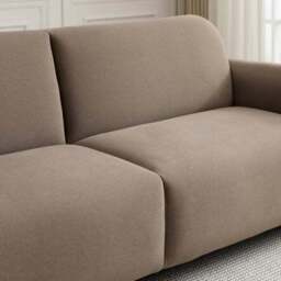 Miko Velvet 3 Seater Clic Clac Single Sofa Bed - thumbnail 4