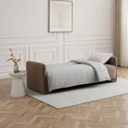 Miko Velvet 3 Seater Clic Clac Single Sofa Bed - thumbnail 2