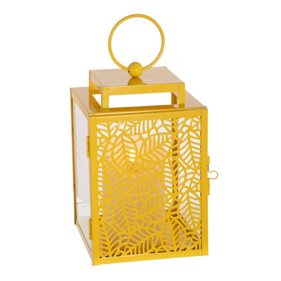 Metal & Glass Lantern