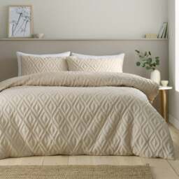 Catherine Lansfield Jacob Geo Duvet Cover and Pillowcase Set - thumbnail 1