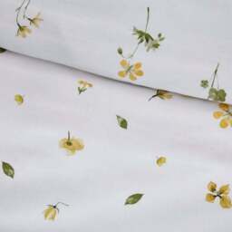 Pressed Floral 100% Cotton Duvet Cover & Pillowcase Set - thumbnail 5