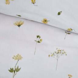 Pressed Floral 100% Cotton Duvet Cover & Pillowcase Set - thumbnail 6