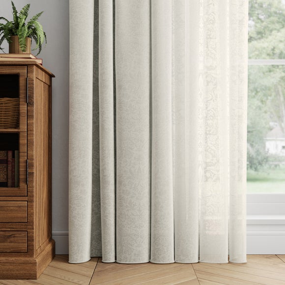 William Morris at Home Strawberry Thief Sheer Made to Measure Voile Curtains - image 1