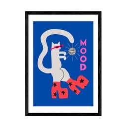 East End Prints Mood Cat Print - thumbnail 2