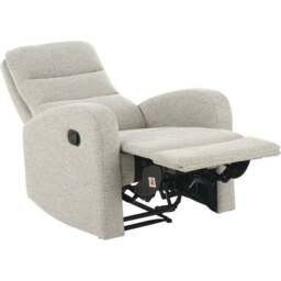 Rena Tonal Faux Linen Manual Recliner Armchair - thumbnail 3