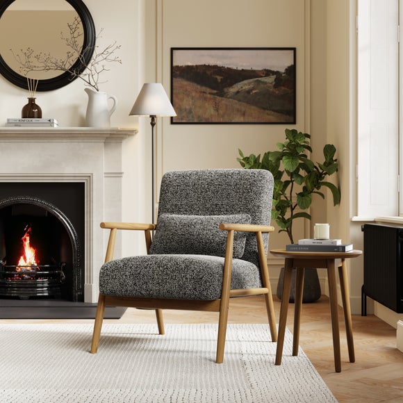 Alpine Speckled Boucle Spindle Chair - image 1
