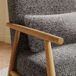 Alpine Speckled Boucle Spindle Chair - thumbnail 3