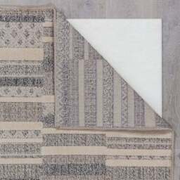 Patchwork Striped Washable Rug - thumbnail 3