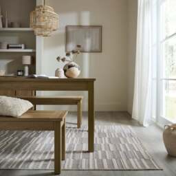 Patchwork Striped Washable Rug - thumbnail 1