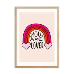 East End Prints You are loved Print by Doodle By Meg - thumbnail 2