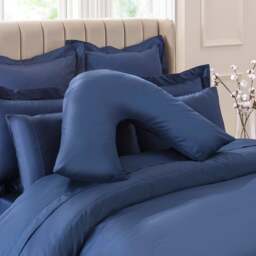 Dorma Smooth & Soft 300 Thread Count 100% Cotton Sateen V-Shaped Pillowcase - thumbnail 1