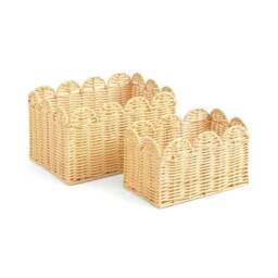 Heart and Soul Scallop Set of 2 Baskets - thumbnail 3