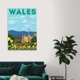 The Art Group Wales Wooden Wall Art - thumbnail 1