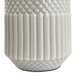 Meribel Tall Geo Textured Ceramic Table Lamp - thumbnail 4