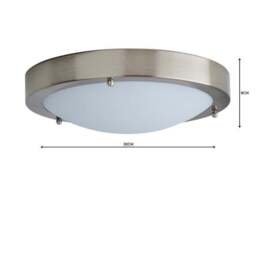Pluto Bathroom Flush Ceiling Light - thumbnail 5