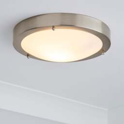 Pluto Bathroom Flush Ceiling Light - thumbnail 1
