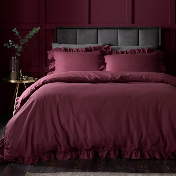 Appletree Cassia Frill 100% Cotton Duvet Cover & Pillowcase Set - image 1