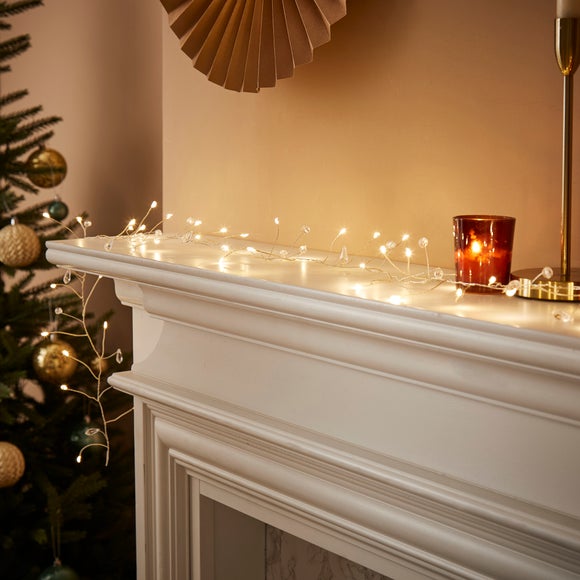 50 LED Gem Battery Operated String Lights