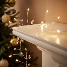 50 LED Gem Battery Operated String Lights - thumbnail 2