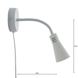Nola Adjustable Plug In Wall Light - thumbnail 5