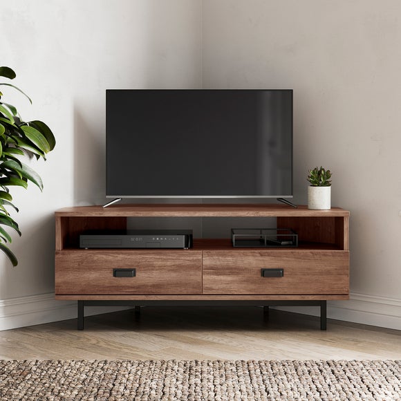 "Fulton Pine Effect Corner TV Unit for TVs up to 50""" - image 1