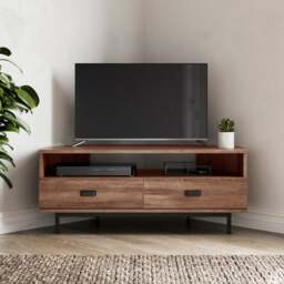 "Fulton Pine Effect Corner TV Unit for TVs up to 50"""