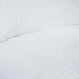 Serene Amalfi White Duvet Cover and Pillowcase Set - thumbnail 3