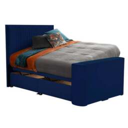 Sweet Dreams Opulence Vertical Pleated Side Lift Ottoman TV Bed - thumbnail 3