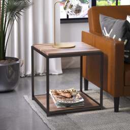Quincy End Table, Weathered Oak - thumbnail 1