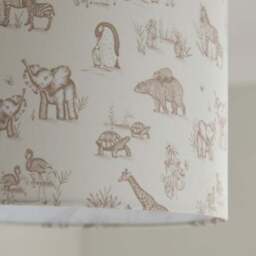 Sketched Animals Easy Fit Lamp Shade - thumbnail 4