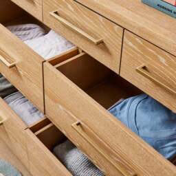 Holden 7 Drawer Chest, Oak - thumbnail 3