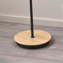 Pacific Lifestyle Juna Metal and Wood Two Head Floor Lamp - thumbnail 3