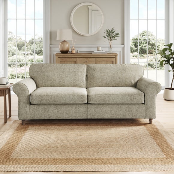 Flori Chunky Chenille 4 Seater Sofa - image 1